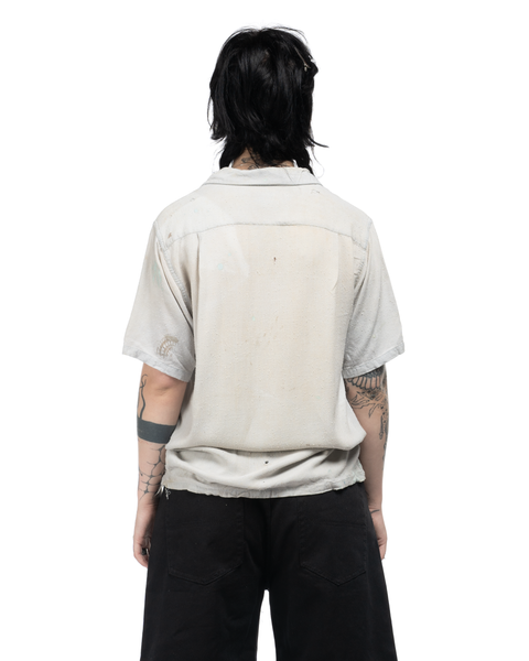 1950s Thrashed Painter Loop Collar Shirt