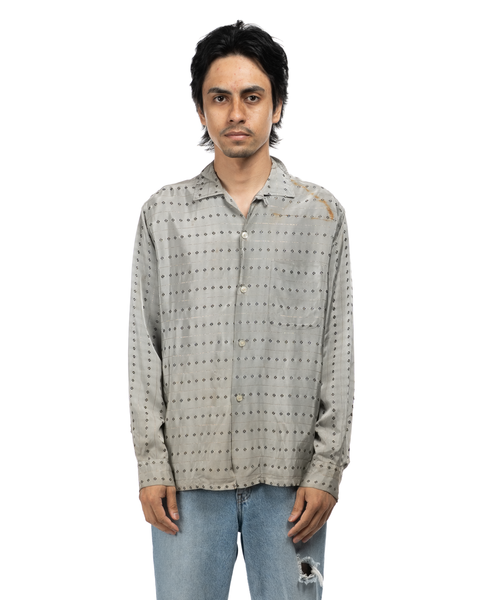 1950s Patterned Acetate Shirt