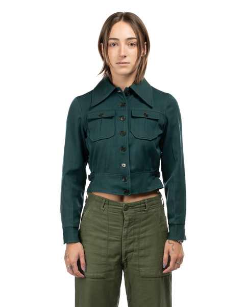 1940s Wool Side-Cinch Jacket