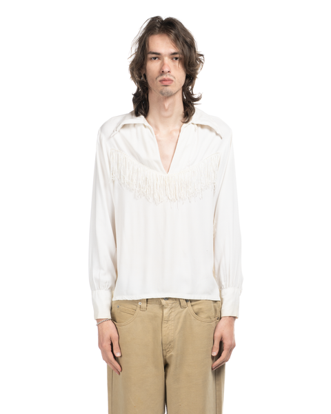 1960s Campus Fringe Rayon Shirt