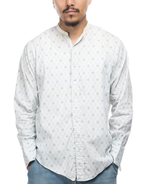 1920s Embroidered Pattern Shirt