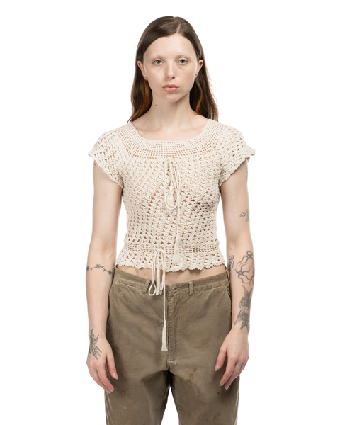 1980s Crochet Top