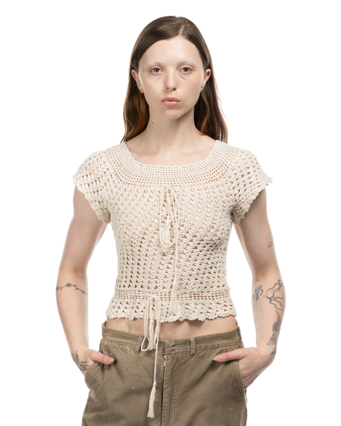 1980s Crochet Top