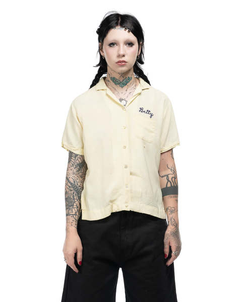 60s Olympia Rayon Bowling Shirt - Medium