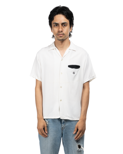 1960s Rayon Towncraft Loop-Collar