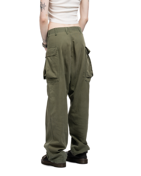 50s HBT Utility Trousers - 29" x 29.5"