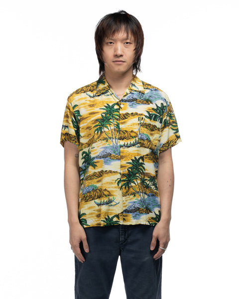 60's Rayon Aloha Shirt - Medium