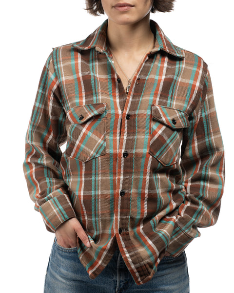 70's Heavy Cotton Flannel - Small