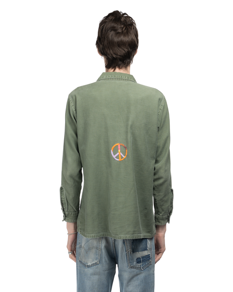 60s "Peace" Utility Shirt - Large