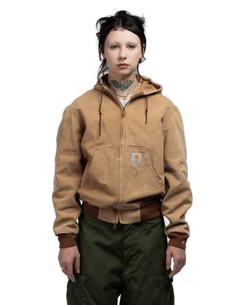 90's Carhartt Hooded Jacket - Small
