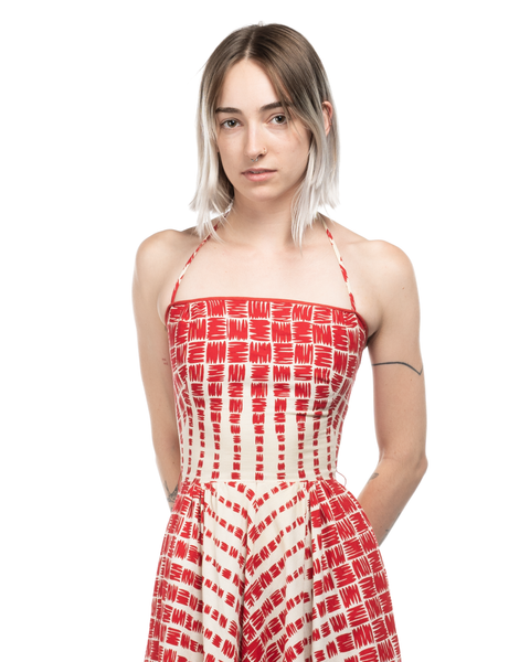 1950s Patterned Dress