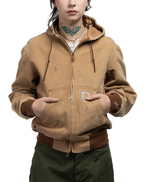 90's Carhartt Hooded Jacket - Small