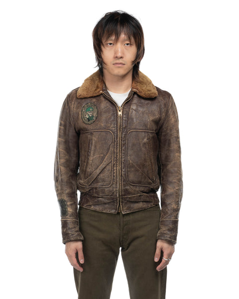 60's Bomber Jacket w/ Vietnam Era Patch - Medium