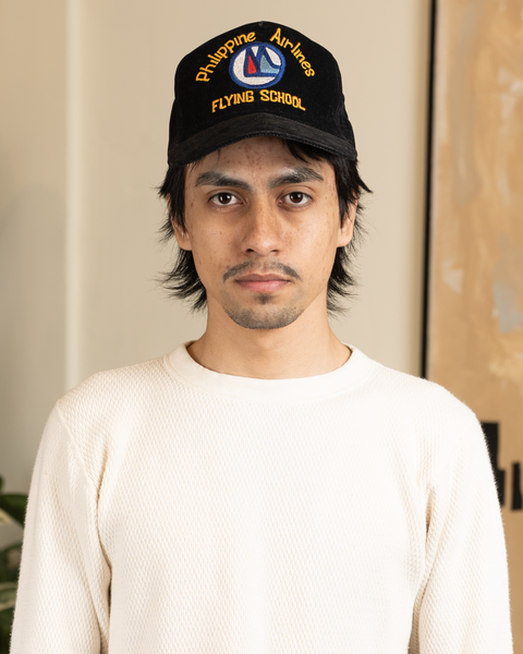 1970s Velvet Philippine Airline Cap