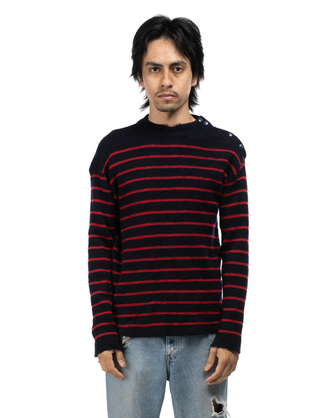 1970s Thrashed Sailor Stripe Sweater