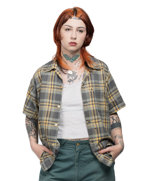 60's Puritan Loop Collar Shirt - Large