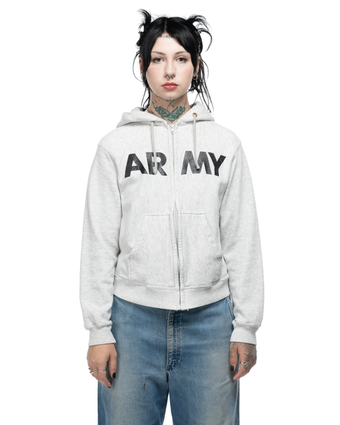 1980s Army Zip Hoodie