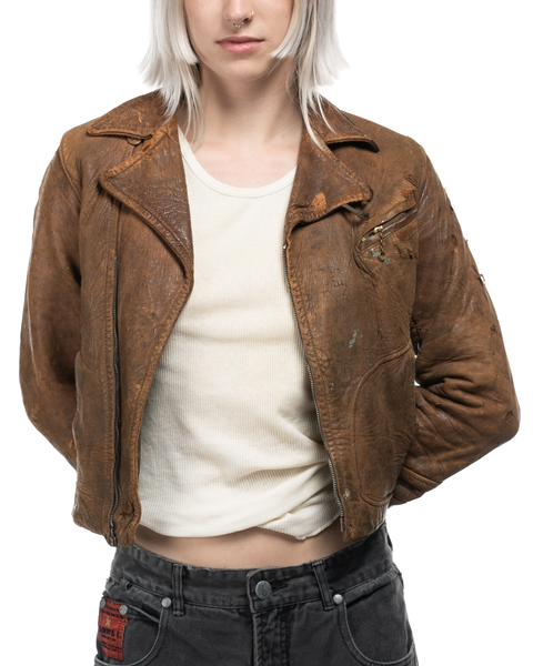 1940s Boyville Leather Jacket