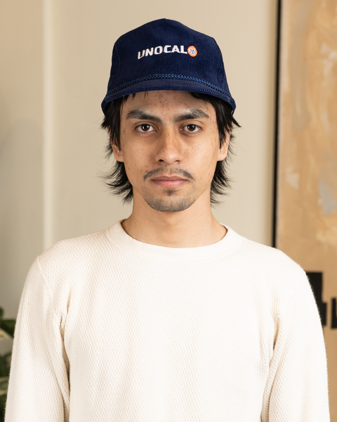 1980s 76 Corduroy Trucker Hat