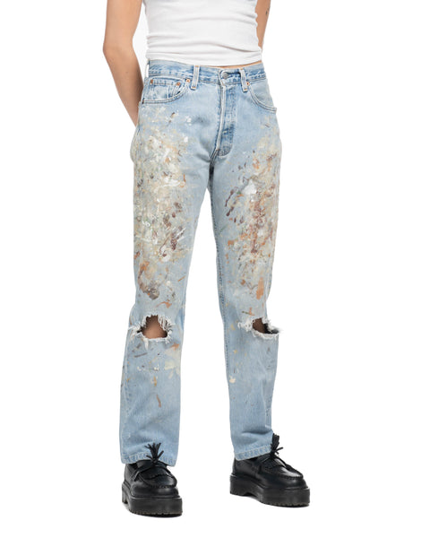 1990s Levi's 501 Painter Denim