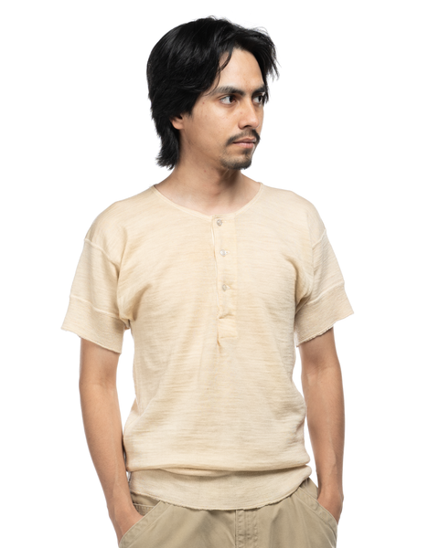 50s Wool Henley - Medium