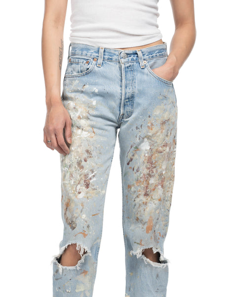1990s Levi's 501 Painter Denim