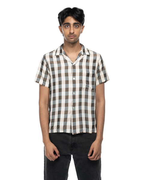 1950s Iridescent Loop Collar Shirt