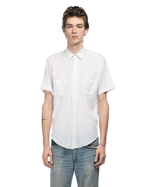 60s Sheer Hotboy Button-Up - Medium