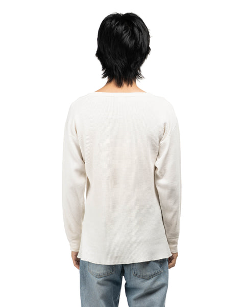 1970s Moose Print Waffle Thermal