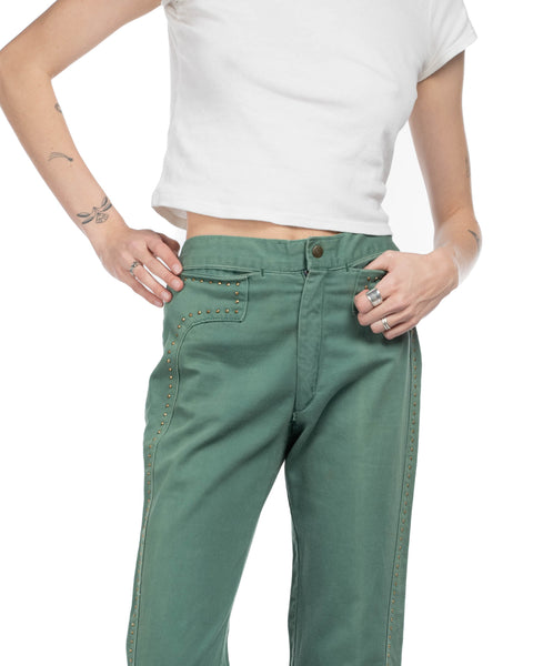 1970s Embellished Moleskin Trousers