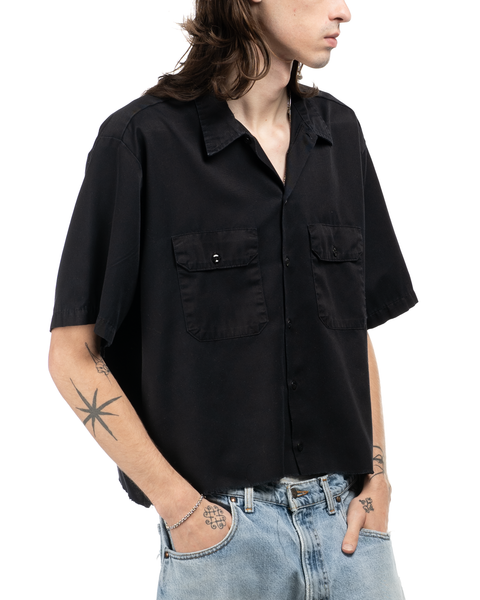 1990s Cropped Work Shirt