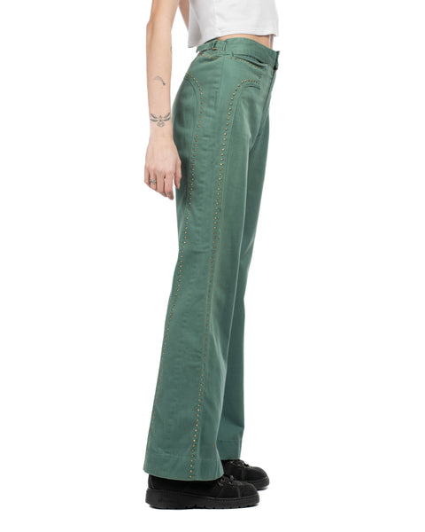 1970s Embellished Moleskin Trousers