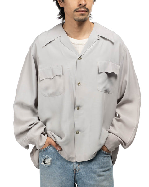 1950s Towncraft Rayon Loop-Collar Shirt