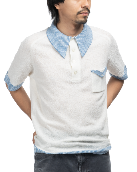 70s Knit Polo - Large