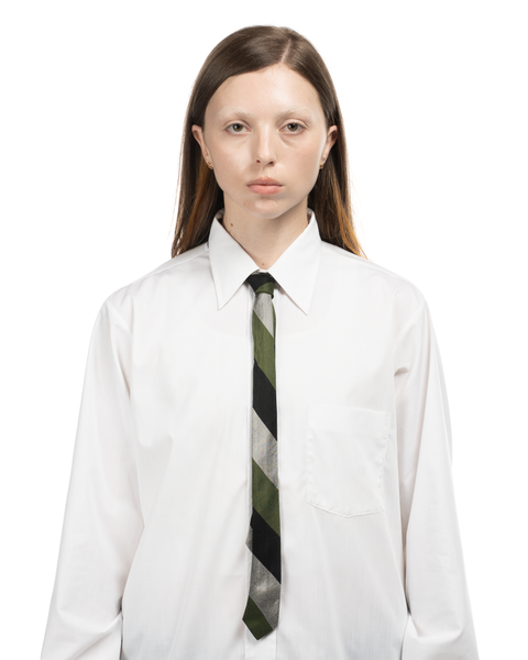 1950s Striped Slim Neck Tie