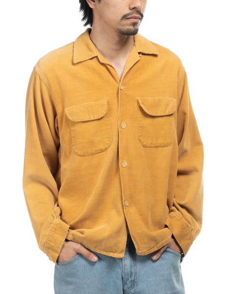 1950s Corduroy Loop-Collar Shirt
