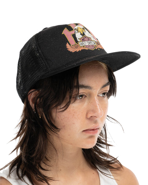 80's Harley Davidson Trucker Hat - OS