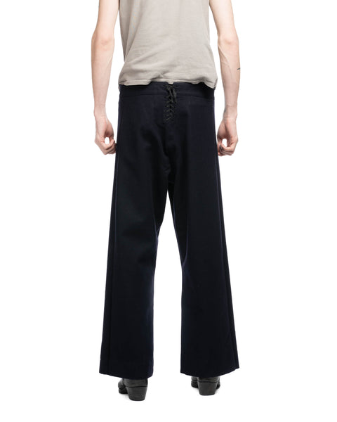 50's Wool Sailor Trousers - 34" x 30"