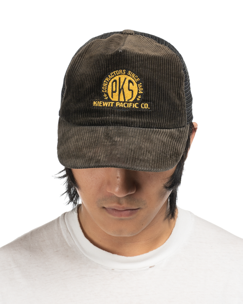 1980s Corduroy Trucker Hat