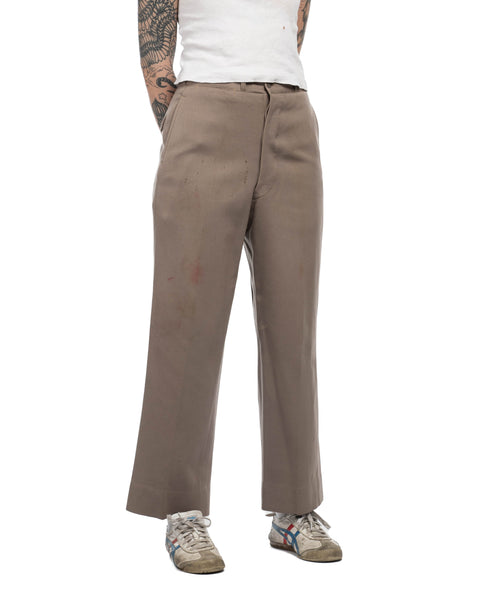 1960s Thrashed Wool Trousers
