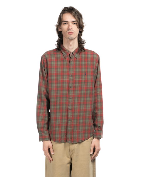 1980s Ralph Lauren Plaid Shirt