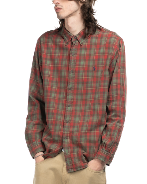 1980s Ralph Lauren Plaid Shirt