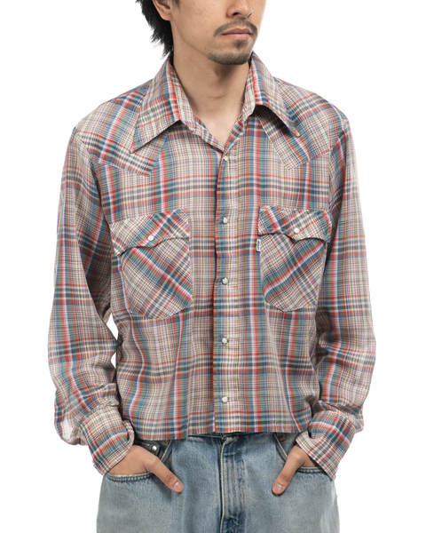 1970s Levi's Western Snap Shirt