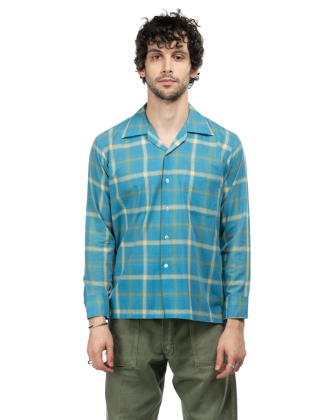 1960s Plaid Camp Collar Shirt