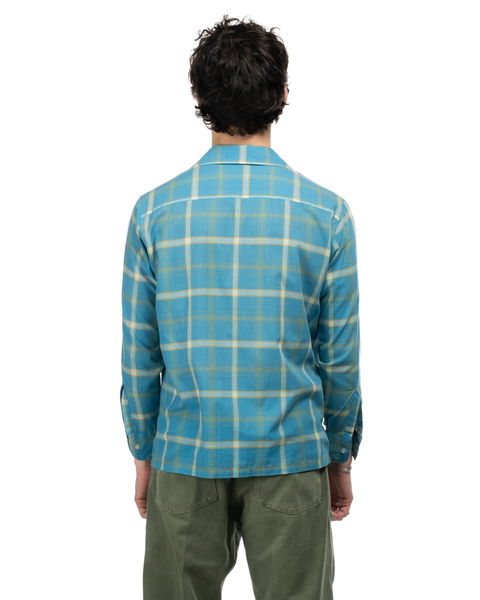 1960s Plaid Camp Collar Shirt