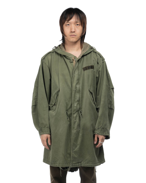 60's Hooded Fishtail Parka - Large