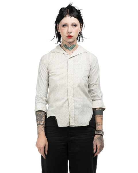 1940s Shawl Collar Shirt