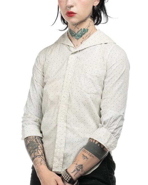 1940s Shawl Collar Shirt