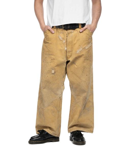 40's Black Bear Rain Tite Patched Pants - 36" x 26"