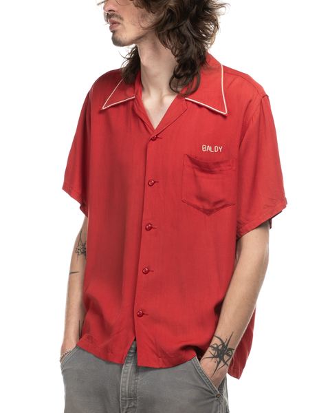 1950s Military Bowling Shirt